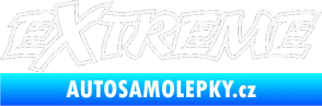 Samolepka Extreme 004 bílá