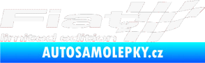 Samolepka Fiat limited edition pravá bílá