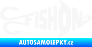 Samolepka Fish On rybička bílá