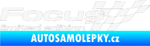 Samolepka Focus limited edition pravá bílá