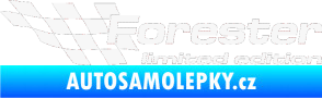 Samolepka Forester limited edition levá bílá