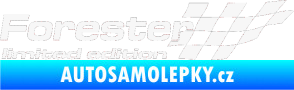 Samolepka Forester limited edition pravá bílá