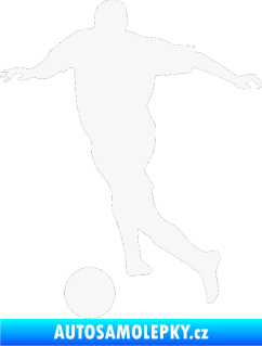 Samolepka Fotbalista 030 levá bílá