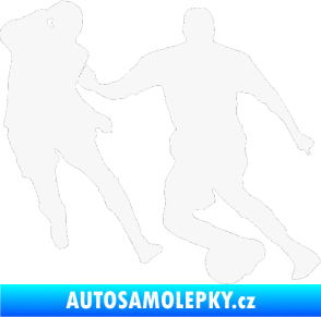Samolepka Fotbalista 045 pravá bílá
