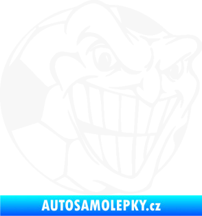 Samolepka Fotbalový míč 002 pravá bílá