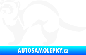 Samolepka Fretka 002 levá bílá