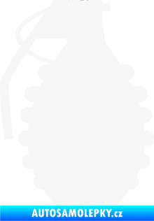 Samolepka Granát 002 levá bílá