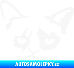Samolepka Grumpy cat 001 levá bílá