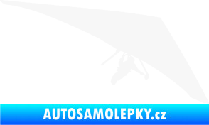 Samolepka Hang Glider 001 pravá rogalo bílá