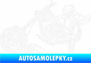 Samolepka Harley 001 levá bílá
