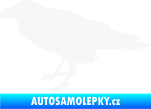 Samolepka Havran 001 levá bílá