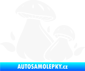 Samolepka Houby 002 levá bílá