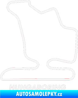 Samolepka Okruh Hungaroring bílá