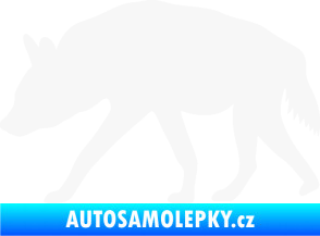 Samolepka Hyena 001 levá bílá