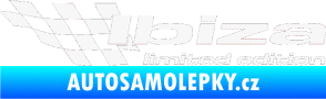 Samolepka Ibiza limited edition levá bílá