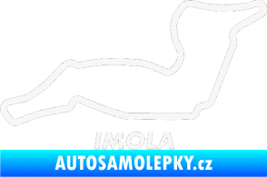 Samolepka Okruh Imola bílá
