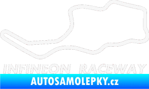 Samolepka Okruh Infineon Raceway bílá