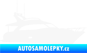 Samolepka Jachta 001 pravá bílá
