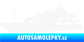 Samolepka Jachta 004 levá bílá