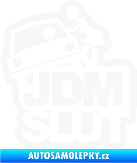 Samolepka JDM Slut 002 bílá