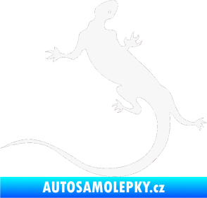 Samolepka Ještěrka 004 levá bílá