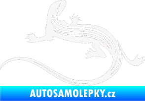 Samolepka Ještěrka 011 levá bílá