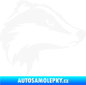 Samolepka Jezevec 002 pravá bílá