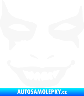 Samolepka Joker 004 tvář levá bílá