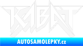 Samolepka Kabát 002 bílá
