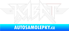 Samolepka Kabát 003 bílá