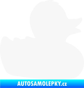Samolepka Kachnička 001 pravá bílá