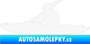 Samolepka Kanoista 003 levá bílá