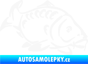 Samolepka Kapr 006 pravá bílá