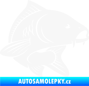 Samolepka Kapr 008 pravá bílá