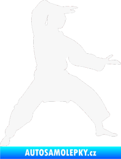 Samolepka Karate 006 pravá bílá
