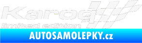 Samolepka Karoq limited edition pravá bílá