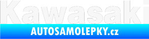 Samolepka Kawasaki bílá