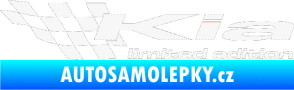 Samolepka Kia limited edition levá bílá