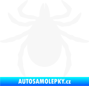 Samolepka Klíště 001 bílá