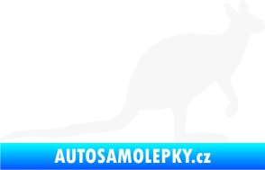 Samolepka Klokan 003 pravá bílá