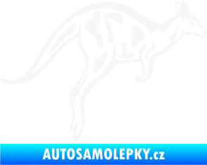 Samolepka Klokan 004 pravá bílá