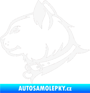 Samolepka Kočka 003 levá bílá