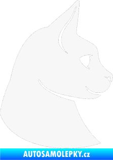 Samolepka Kočka 006 pravá bílá