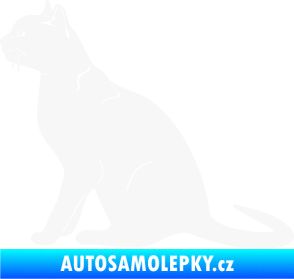 Samolepka Kočka 021 levá bílá