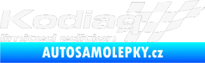Samolepka Kodiaq limited edition pravá bílá