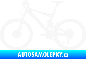 Samolepka Kolo 001 levá - (horské kolo) bílá
