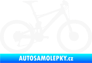 Samolepka Kolo 001 pravá - (horské kolo) bílá