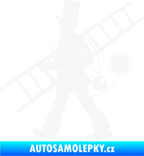 Samolepka Kominík 001 levá bílá