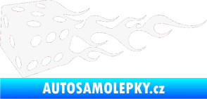Samolepka Kostky 002 levá bílá