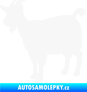 Samolepka Koza 001 levá bílá